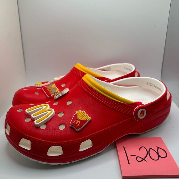CROCS ADULT MCDONALD'S X CLASSIC CLOG MENS 11 - NEW - Picture 3 of 7